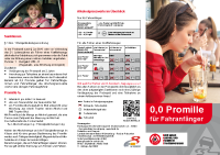 0,0 Promille für Fahranfänger
