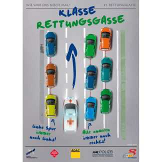 Rettungsgasse Infokarte